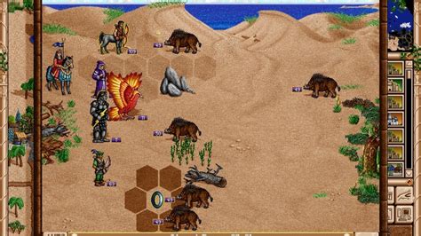 Engage in Heroes of Might and Magic 2